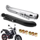 Универсальный Ретро винтажный гальванический выхлопной глушитель для мотоцикла Harley cg125 sr400 cb500 vt500