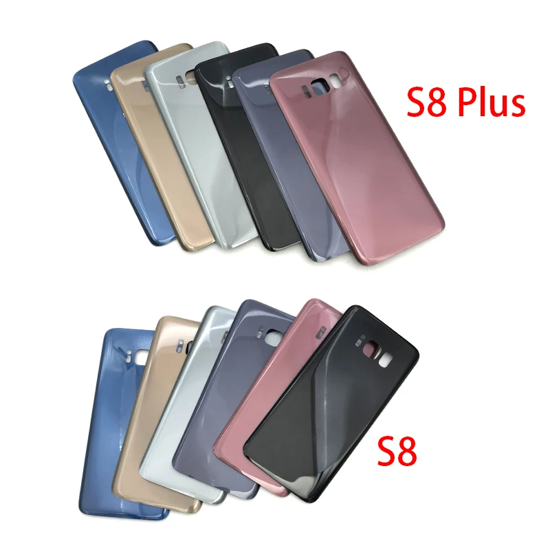 Задняя стеклянная крышка для Samsung Galaxy S8 Plus G9500 G9550 Крышка батарейного отсека