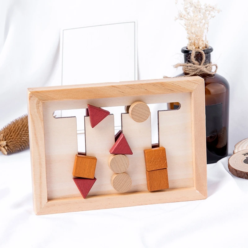 

Деревянная развивающая форма, подходящая игрушка, детская игрушка, логическое мышление, пазлы, игра, Детская ранняя развивающая игрушка