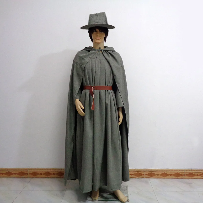 Халат Гэндальфа для взрослых Рождественская вечеринка униформа на Хэллоуин