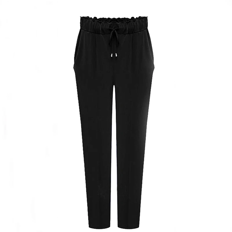 Осень 2019 европейский стиль повседневные свободные Стрейчевые женские шаровары