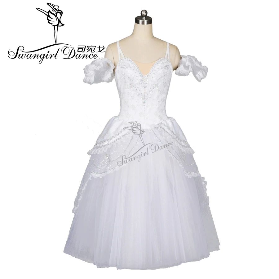 Белое платье пачка для балета с лебедем и озером романтичное девочек балерина