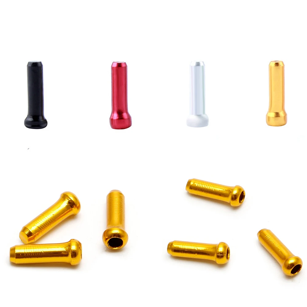 100 шт. алюминиевые детали для тормозных проводов и кабелей MTB велосипедная линия