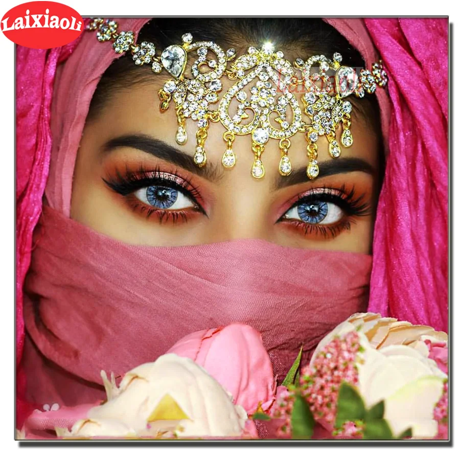 

Полноразмерная 5D картина «сделай сам», вышивка крестиком, «Таинственная витая женщина», 3D Алмазная круглая стразы, ювелирные изделия, карти...