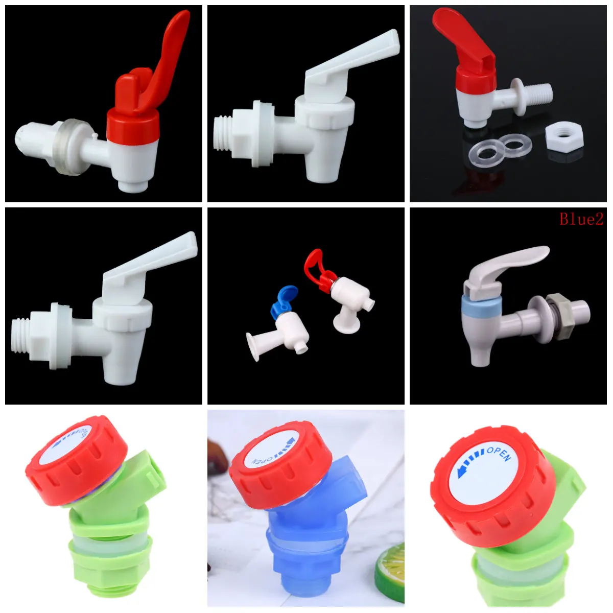 

1Pcs Tap Knob Type Plastic Outdoor Water Faucet Tap Replacement for Water Tank Bucket Wine Juice Bottle Hot Sale