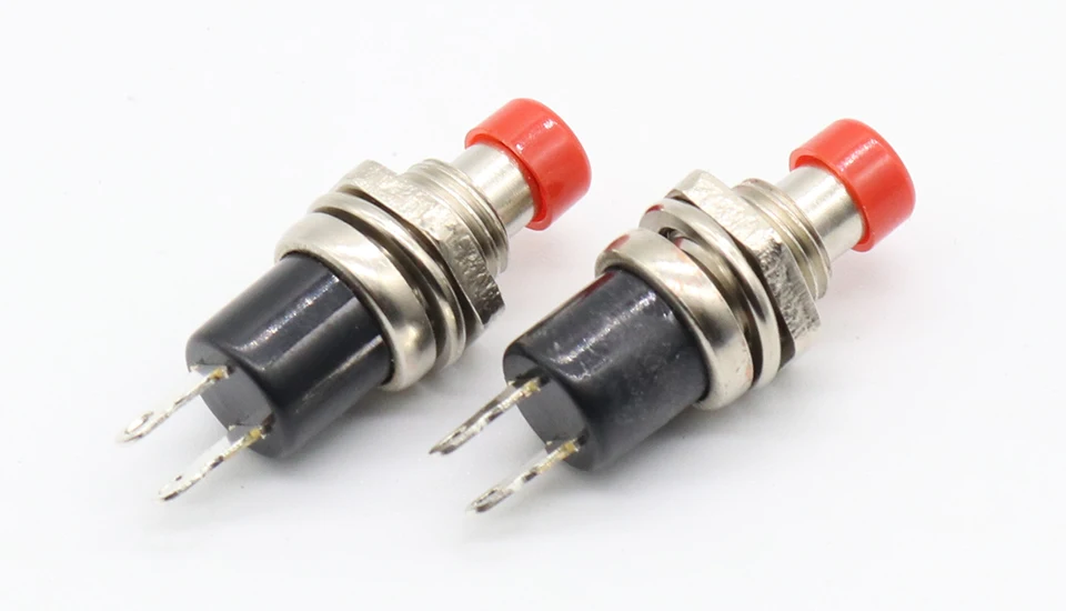 IMC Горячее предложение 10 шт Красная крышка SPST мгновенное стандартное DC 50V