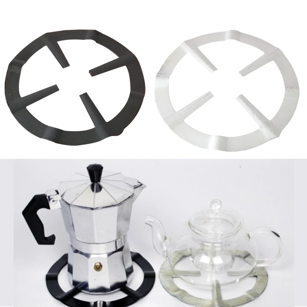 

Practical Accessories Simmer Ring Safe Stovetop Reducer Portable Gas Stove Durable Camping Support Coffee Maker Shelf Aluminium