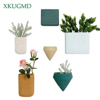 wall mounted ceramic vase wall flower arrangement container office background wall artificial flower decoration