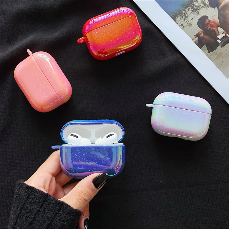 

Colorful Raindrop 2021 AirPods 3 Case Apple AirPods 2 Case Cover AirPods Pro Case IPhone Earbuds Accessories AirPod Case