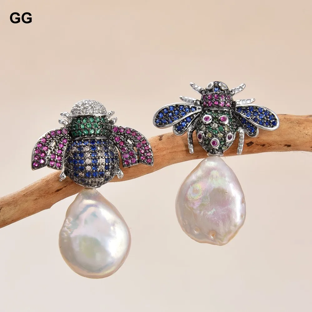 GG ювелирные изделия из белого жемчуга Монетка с покрытием