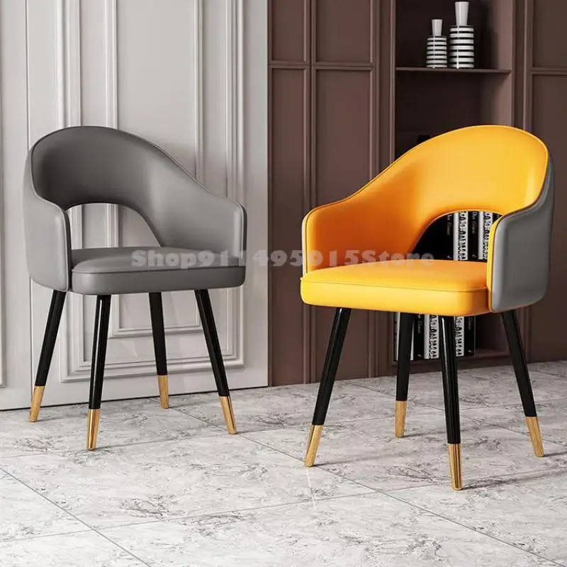 Скандинавская подсветка домашний стул со спинкой современный простой стол для