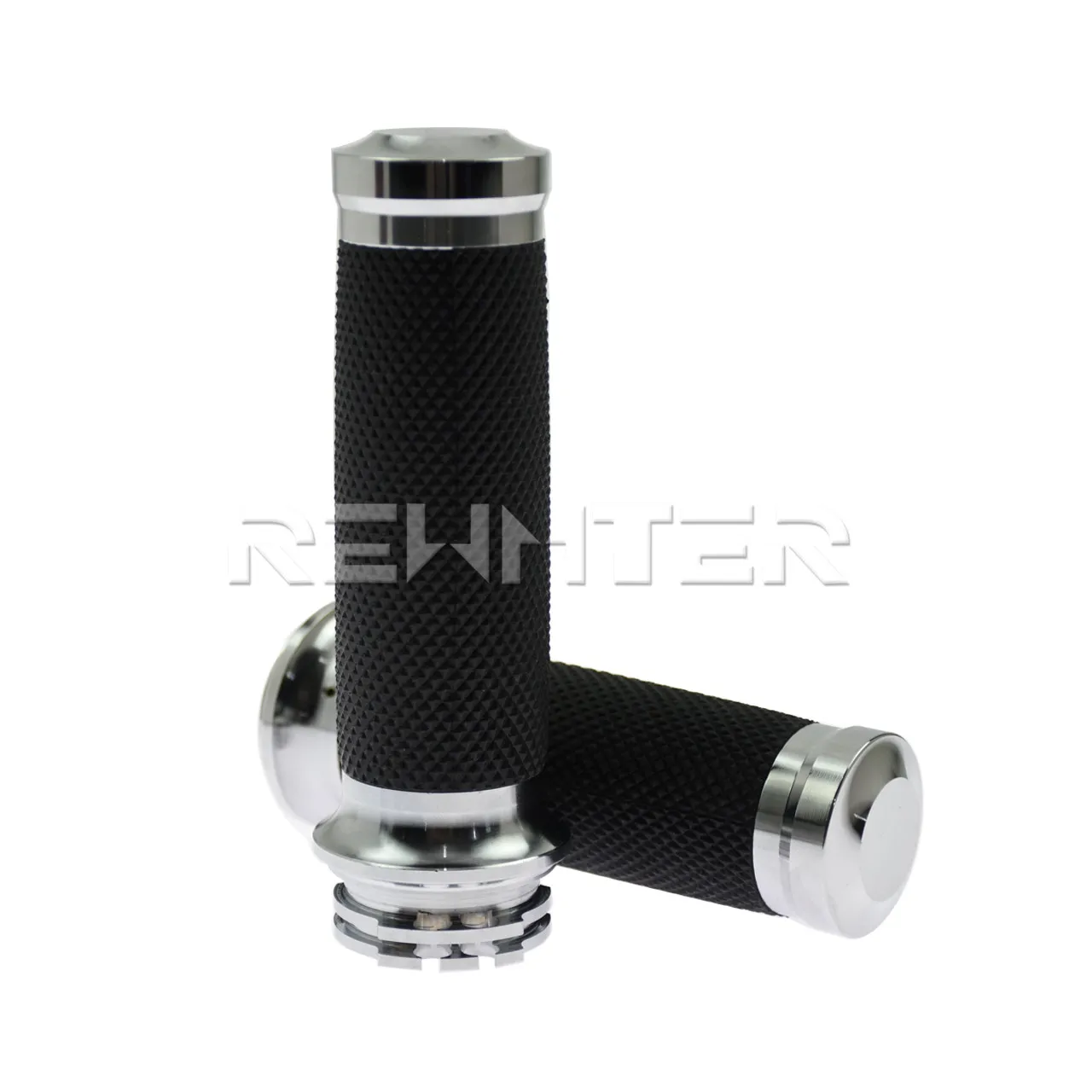 Хромированные 1 &quot25 мм ручки мотоциклетные рукоятки руль для Harley VRSC XL XR Dyna Softail