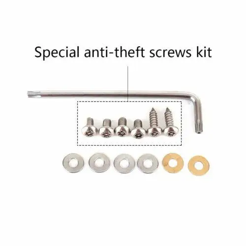 Кронштейн для заднего номерного знака|Защитные рамки| |