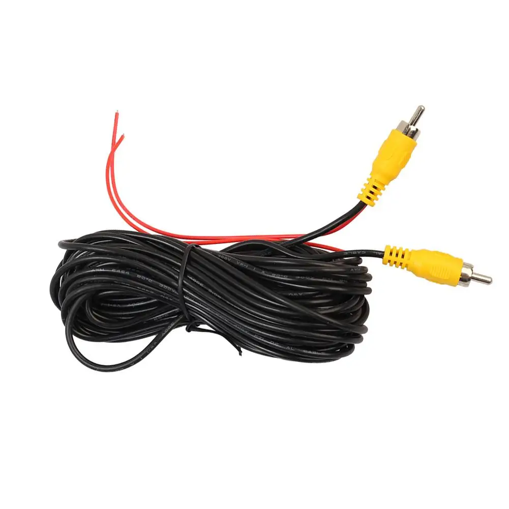 Видеокабель RCA 10 м/12 м/15 м/20 м задний вид автомобиля GPS-навигатор монитор камера