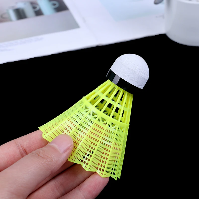 

12 Pcs/set Yellow White Plastic Badminton Ball Shuttlecocks Sport Training
