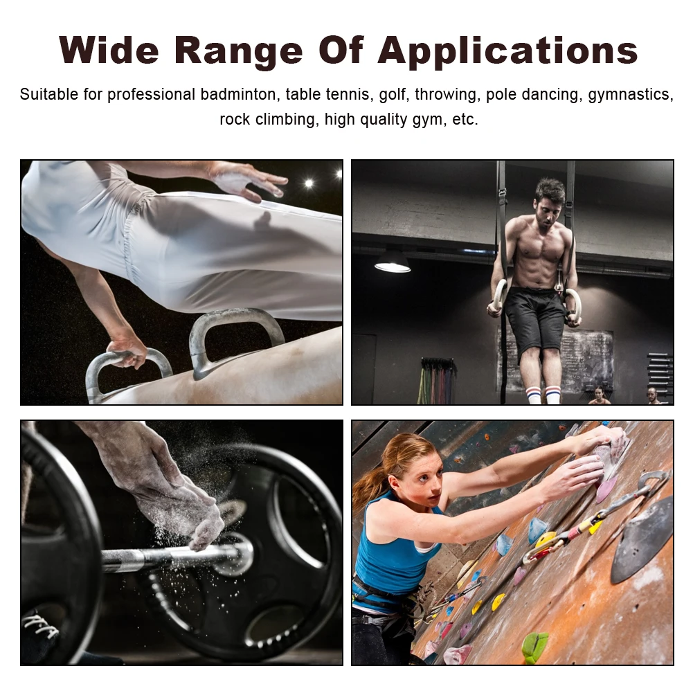 

Gymnastics Slip Magnesium Powder For Rope Fitness Suspension Trainer Weightlifting Gym Exercise