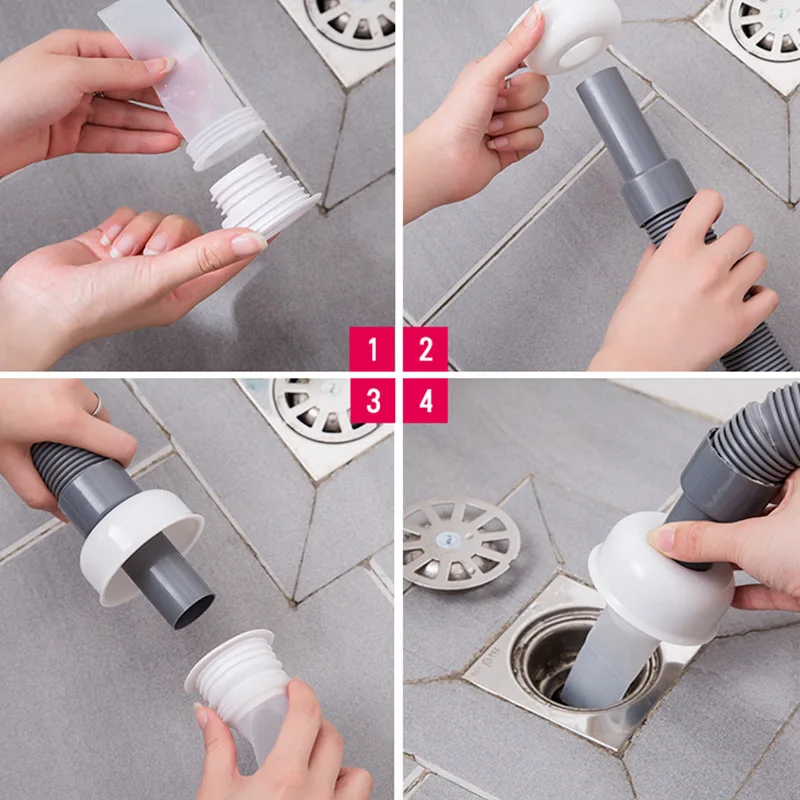 

Deodorant White Floor Drain Silicone Seal Drain Core Bathroom Balcony Sewer Insect Control Strainer Anti Odor Filter Trap Siphon