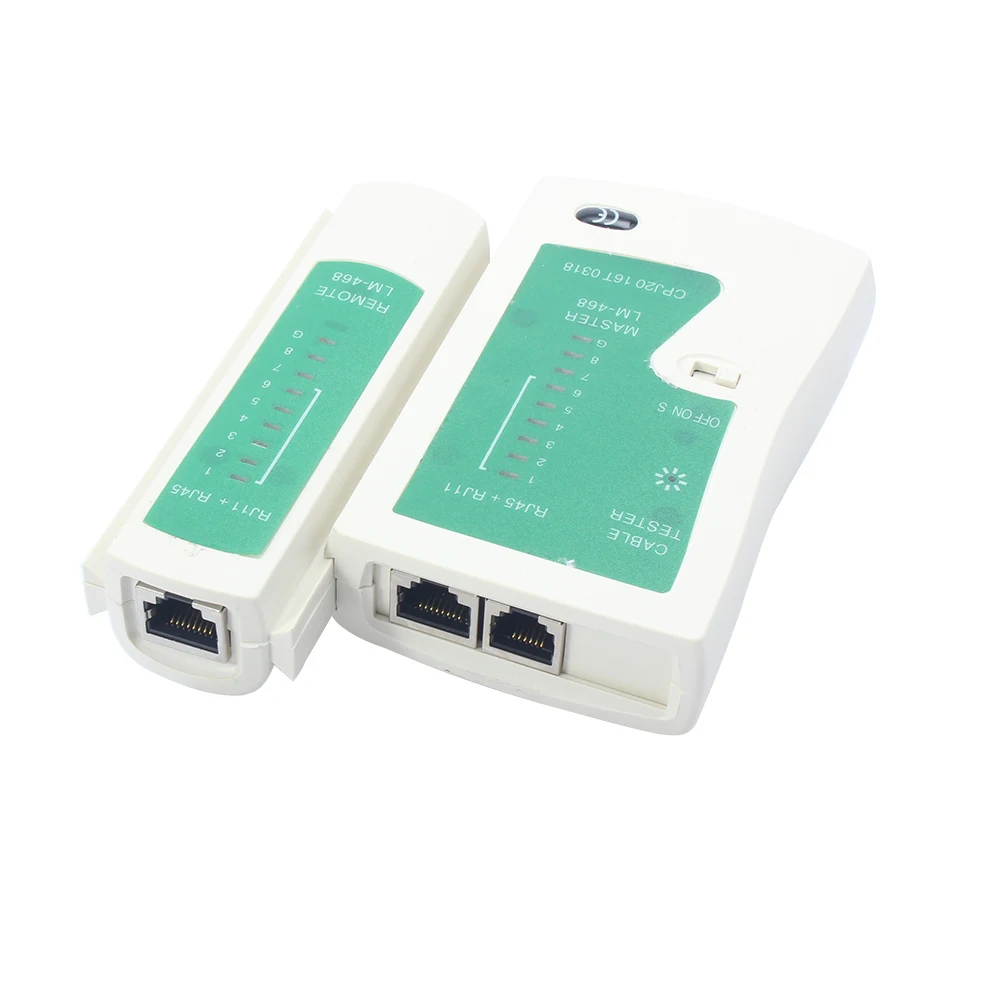 Сетевой Ethernet кабельный тестер RJ45 комплект щипцы обжимной инструмент дырокол RJ11