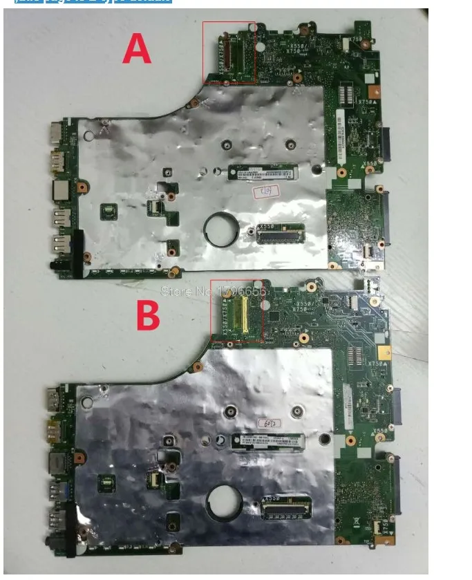 AK X550DP материнских плат REV: 2,0 LVDS ДЛЯ ASUS X750DP K550DP K550D X550D Материнская плата ноутбука X550DP плата X550DP материнская плата