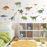cartoon dinosaur wall sticker home decoration decal background wallpaper for kids room wall decoration