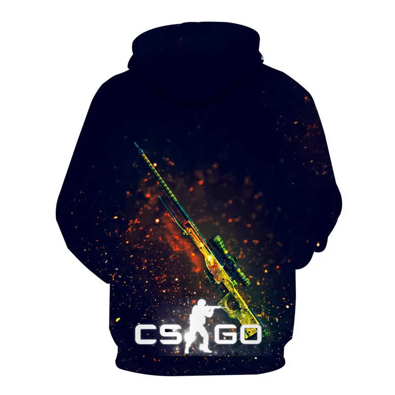 Крутая CS GO геймер Толстовка Counter Strike Global offency CSGO мужская толстовка с капюшоном, качественная брендовая одежда, забавная толстовка с 3d принтом