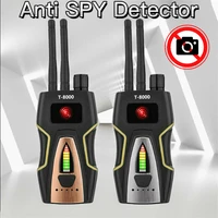 t 8000 wireless rf signal anti spy detector bugs camera lens gsm gps audio tracker anti eavesdrop military quality scanner