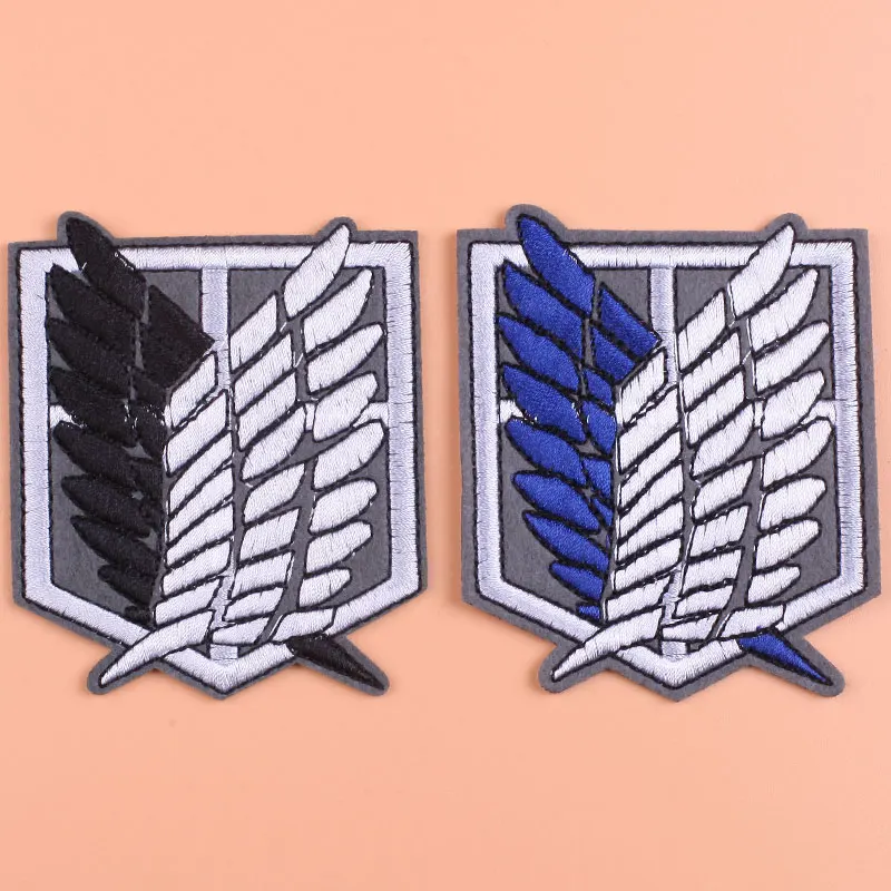 Нашивка аниме атака на Титанов мультяшная наклейка с изображением героев