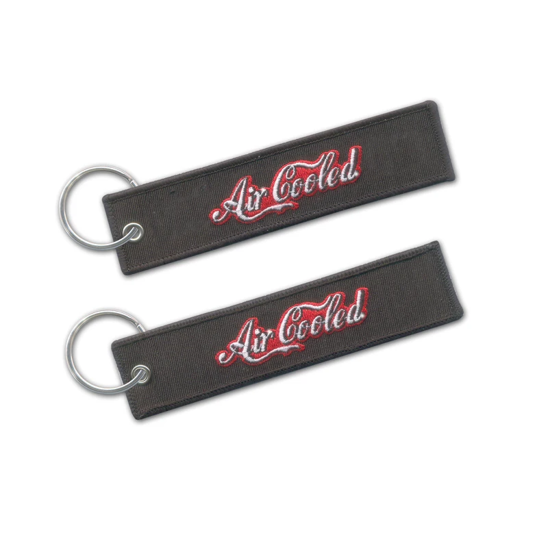 

Custom Remove Before Embroidery Tag Motorcycle Keychain Small Order Quantity
