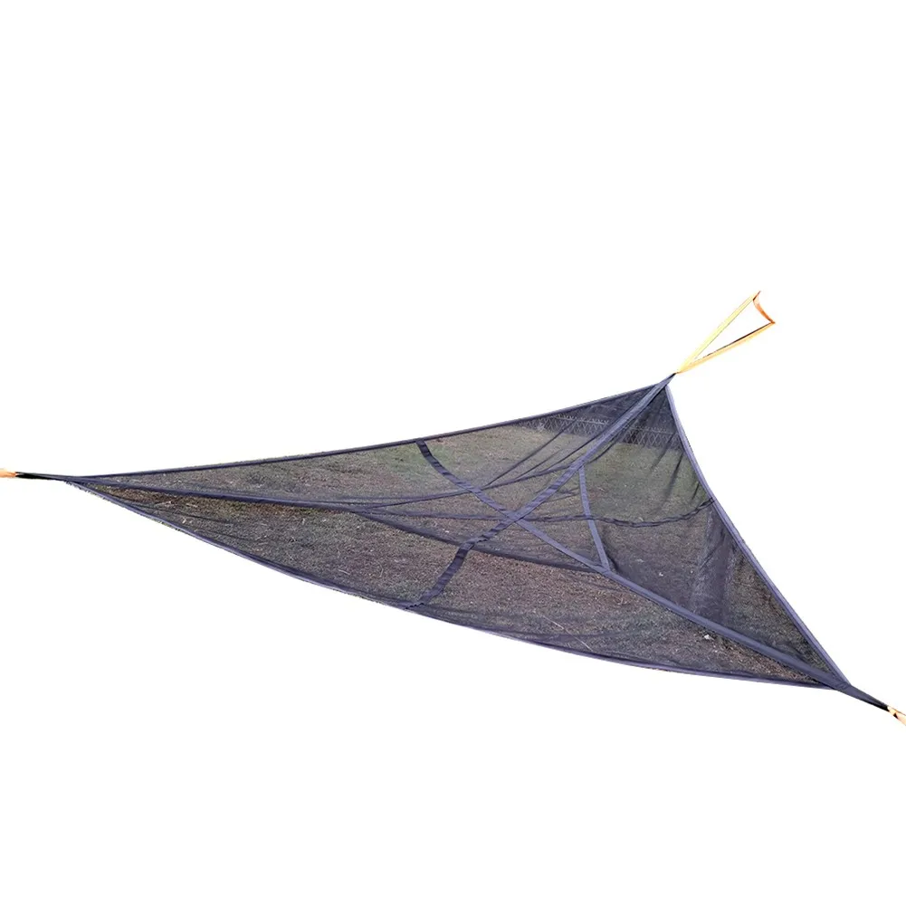 

3 Point Design Outdoor Portable Mesh Hammocks Multi Person Erial Hammocks Convenient Camping Sleep For Travel Field Exploration