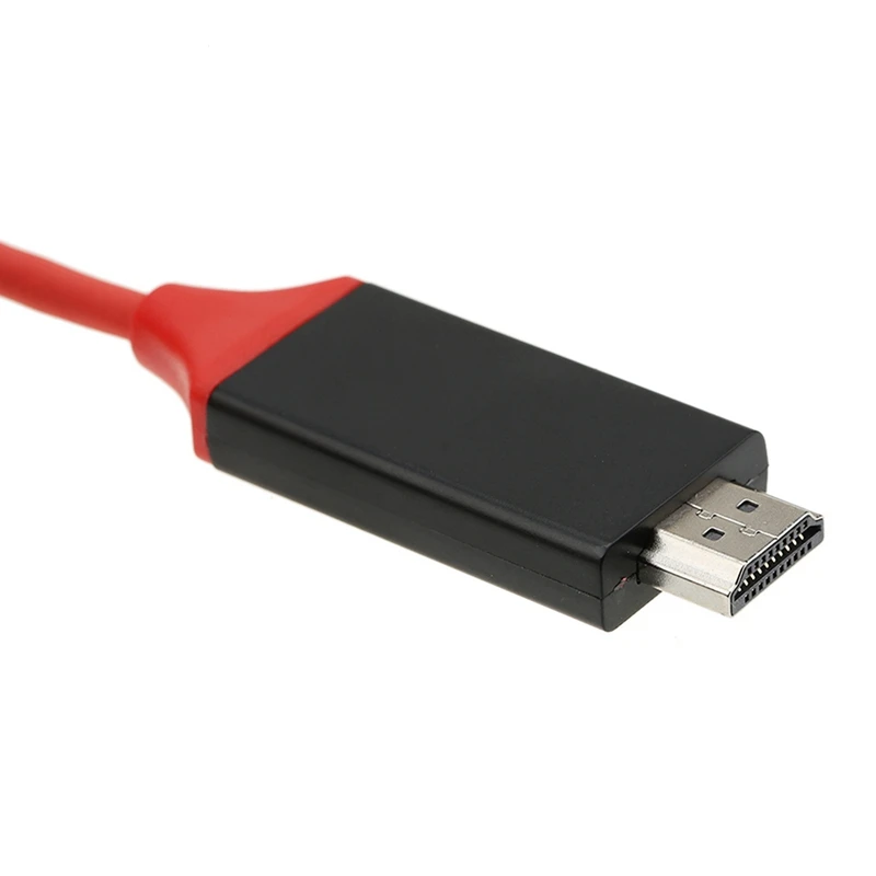 USB 3.1 Type C USB-C to 4K HDMI HDTV Cable for Samsung Galaxy S8 Book Red & Mini Electric Fan | Бытовая техника
