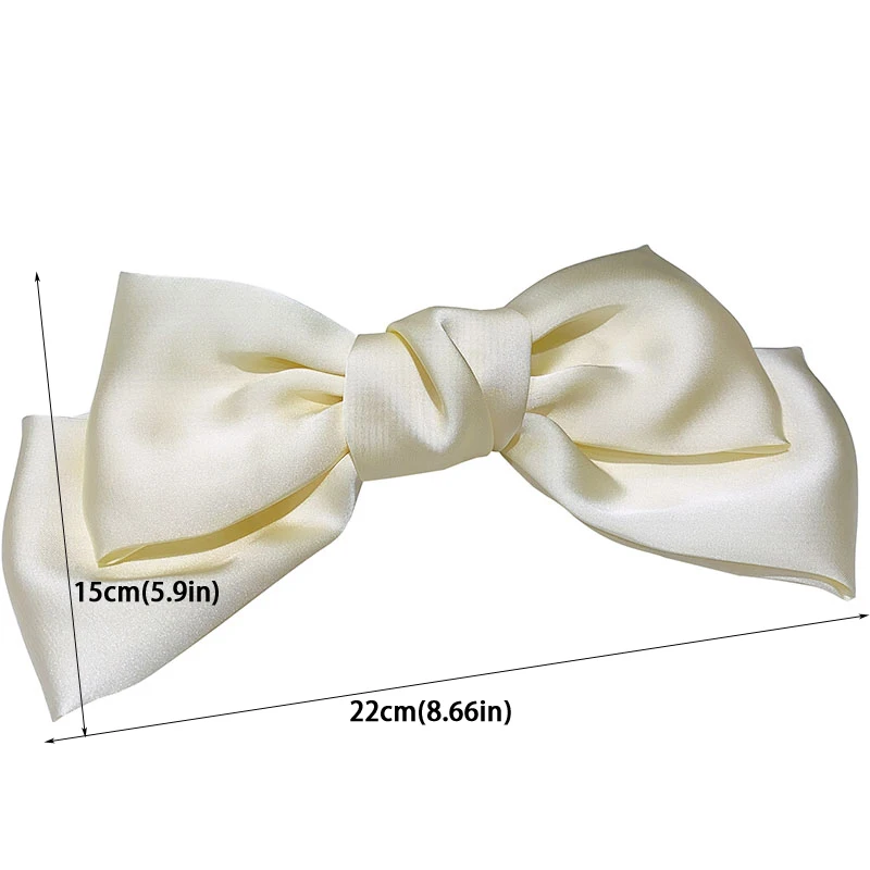 

2021 New Solid Colors Hair Bow Hairpins For Women Girls Elegant Hair Clips Barrettes Bowknot Hairgrips Hair Accessories Headwear