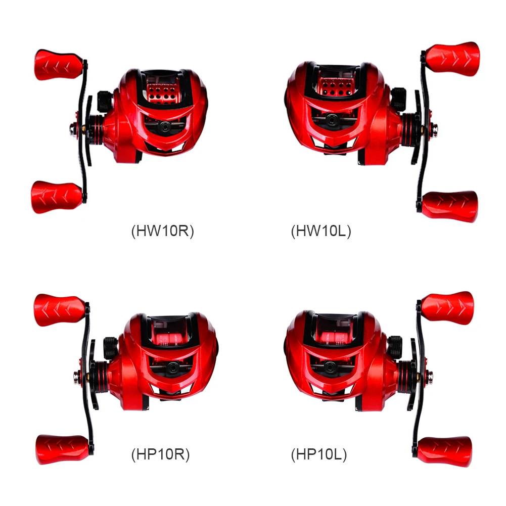 

Metal Bait Casting Wheel 7.2:1 High Speed Sea Fishing Reel 10kg Max Drag