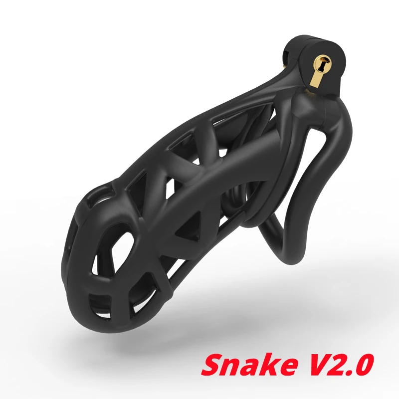 Мамба змея V2.0 клетка для члена 3D печатная на заказ целомудрие устройство легкое