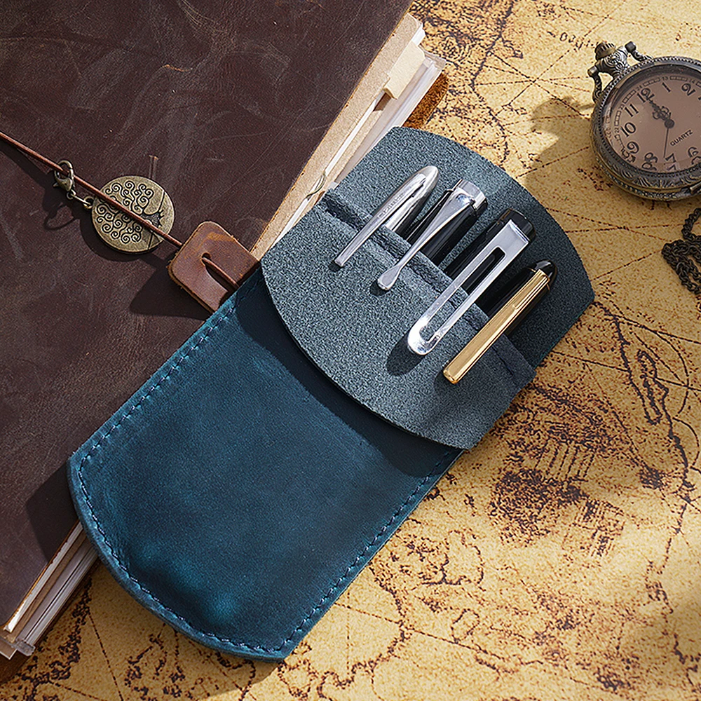 Новое поступление креативный чехол карандаш из натуральной кожи ручной работы