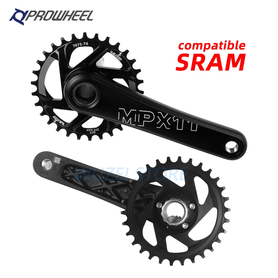 PROWHEEL MPX11 шатун для горного велосипеда 170 мм со звездочкой Алюминий сплав горный
