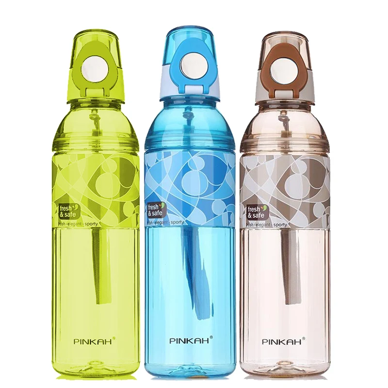 600 мл Портативный ремень Тритан питьевой Чай фильтр бутылка для воды с матовой