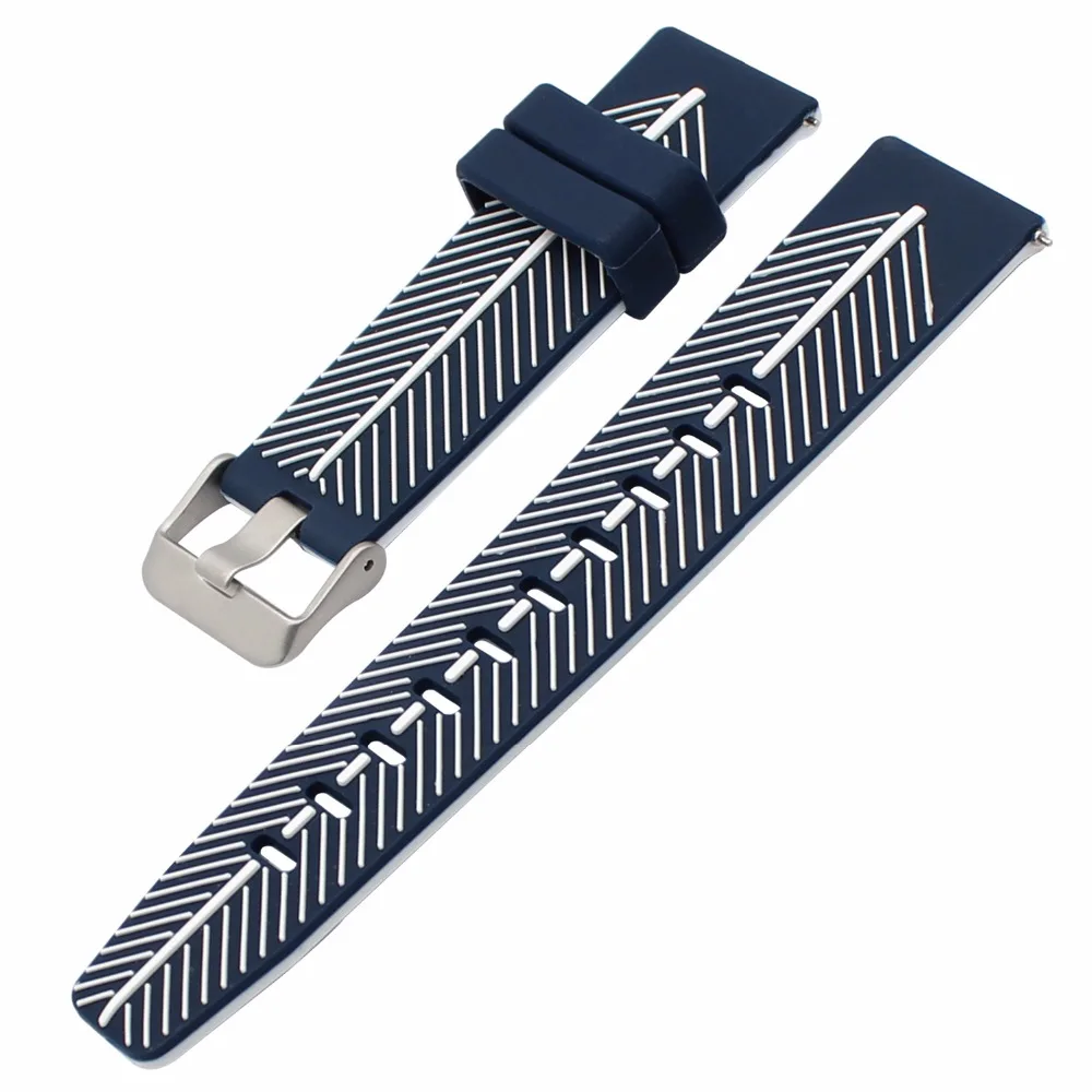 Ремешок силиконовый быстросъемный 22 мм для часов Oris Bell Ross Ulysse Nardin Zenith Patek