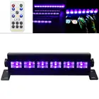 Пульт дистанционного управления, 6 светодиодный одов, 18 Вт, УФ-фиолетовые черные лампы с голосовым управлениемсамопропелсветодиодныйDMX 512 для рождественской вечеринкибаранастенной стиральной машины