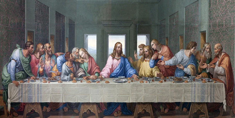 XINQI Leonardo Da Vinci's Тайная вечеря плакаты и печать стены искусства холст живопись известная живопись искусство для декора гостиной