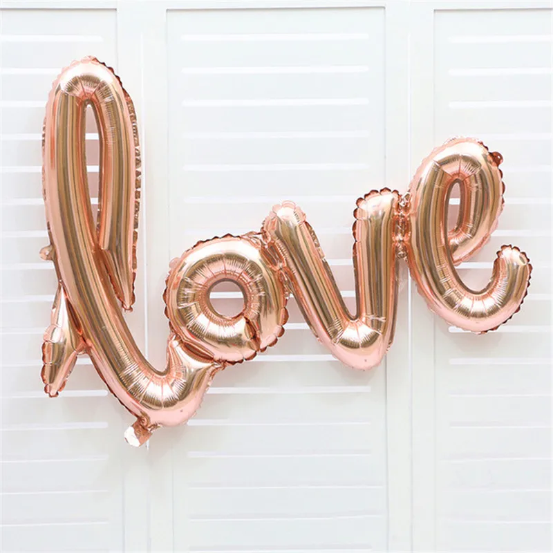 1 шт. лигатуры LOVE с большими буквами шар Свадебные украшения ко дню рождения