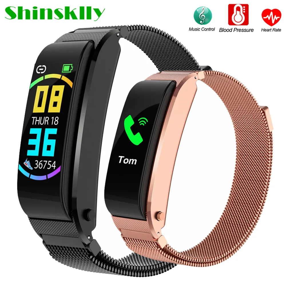 Умный Bluetooth-браслет 2-в-1 с монитором сердечного ритма смарт-часы B2 Bluetooth наушники