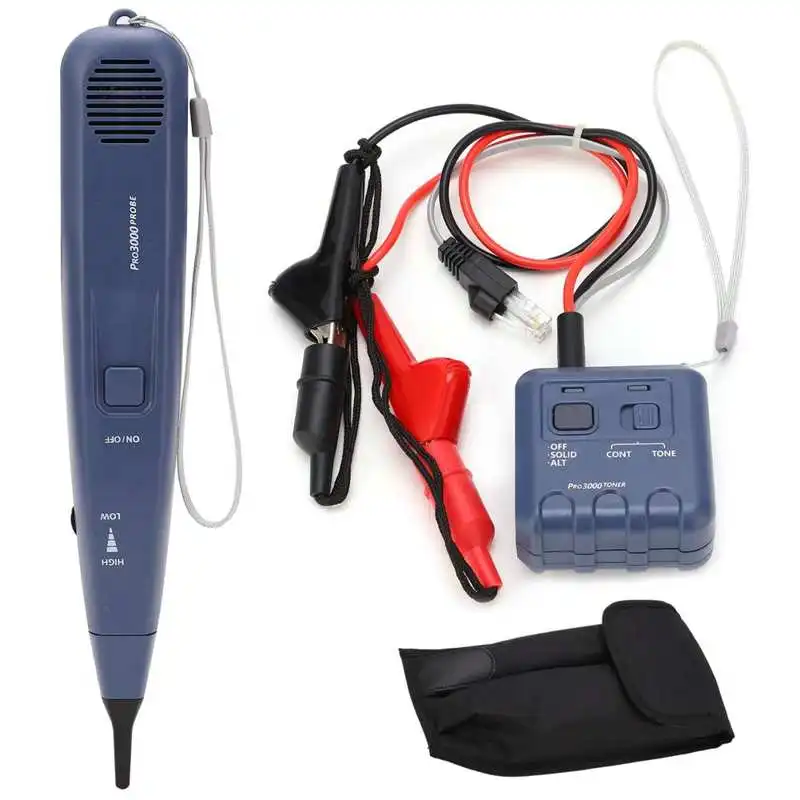 Cable Tester Handheld Telephone Line Finder Audio Generator Cable Detector Locator Telephone Cable Tracker