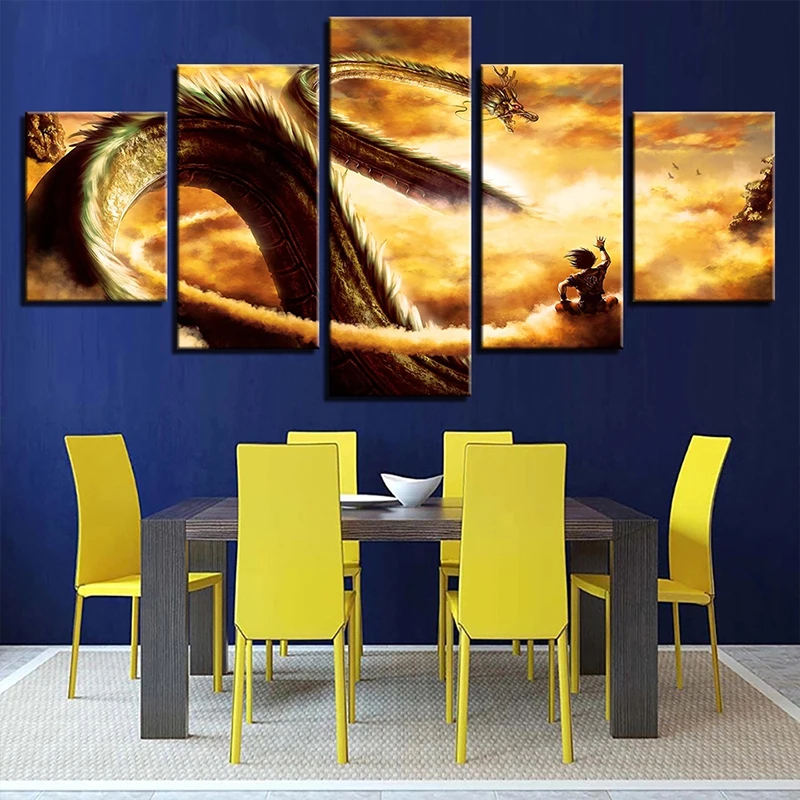 5d diy Алмазная вышивка 5 шт. мультфильм Shenron картина полная квадратная круглая