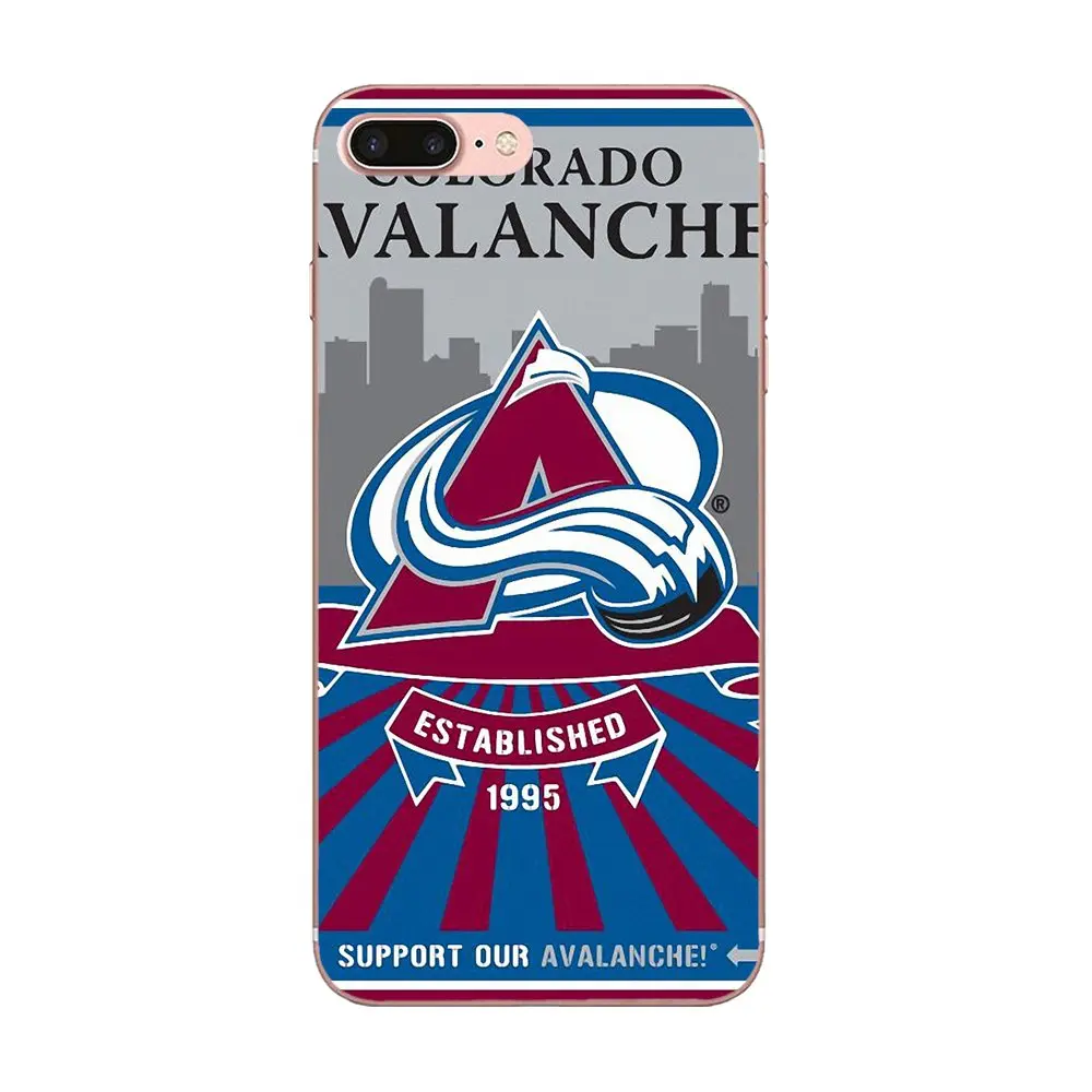 Sport Colorado Avalanche Fans For Huawei Honor Nova Note 5 5I 8A 8X 10 Pro 9X Moto G G2 G3 G4 G5 G6 G7 Plus TPU Mobile Pouch | Мобильные