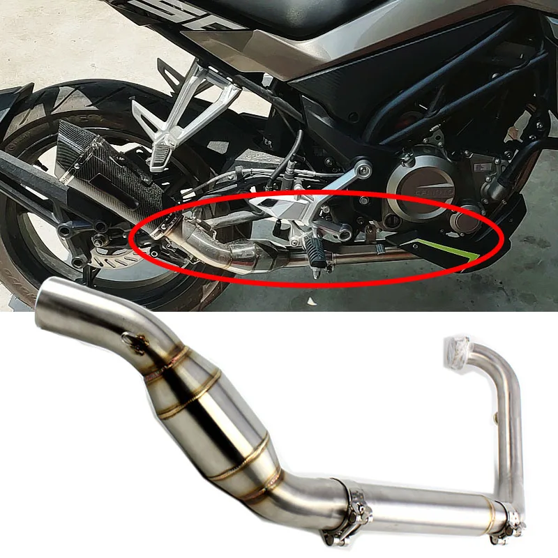 Слипоны для мотоцикла CFMoto NK250 CF NK 250 выхлопная труба средней длины скутера на весь