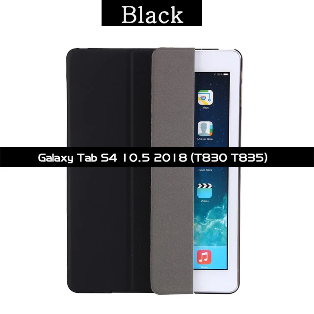 SM-T830 SM-T835 Чехол-книжка с подставкой для Samsung Galaxy Tab S4 10,5 SM-T830 SM-T835 10,5 ''PU кожаный магнитный чехол с функцией автоматического пробуждения/сна смарт-чехол - Цвет: SM-T830 SM-T835