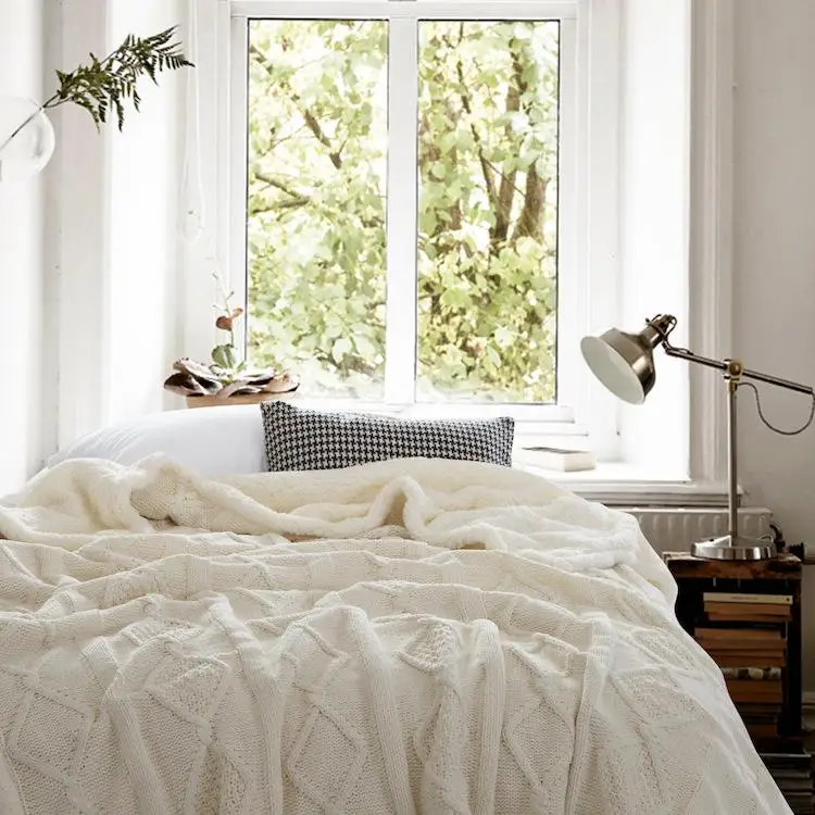 

34 популярная вязаная одеяло, двухслойные флисовые пледы из шерпы для кровати, дивана, Вязаные пледы, покрывало