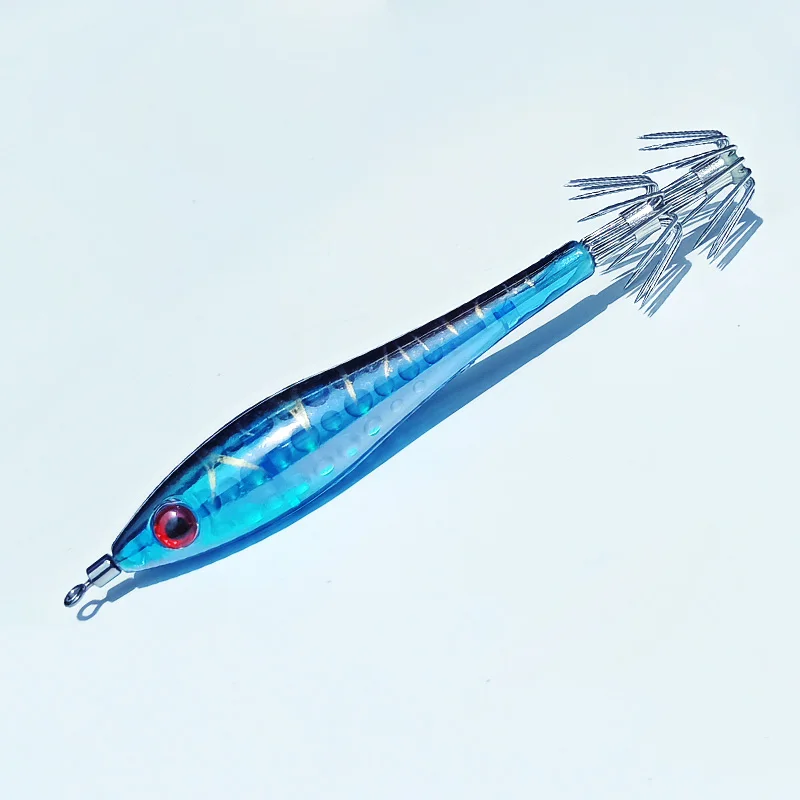 Приманка-осьминог 11 см 5 шт. рыболовные наживки в форме кальмара цветов прочный