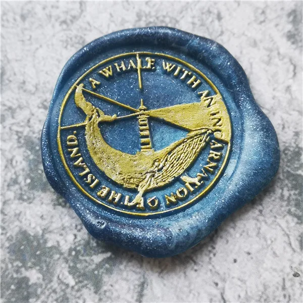 Восковой штамп маяков воплощения Кита Ретро деревянный восковая печать