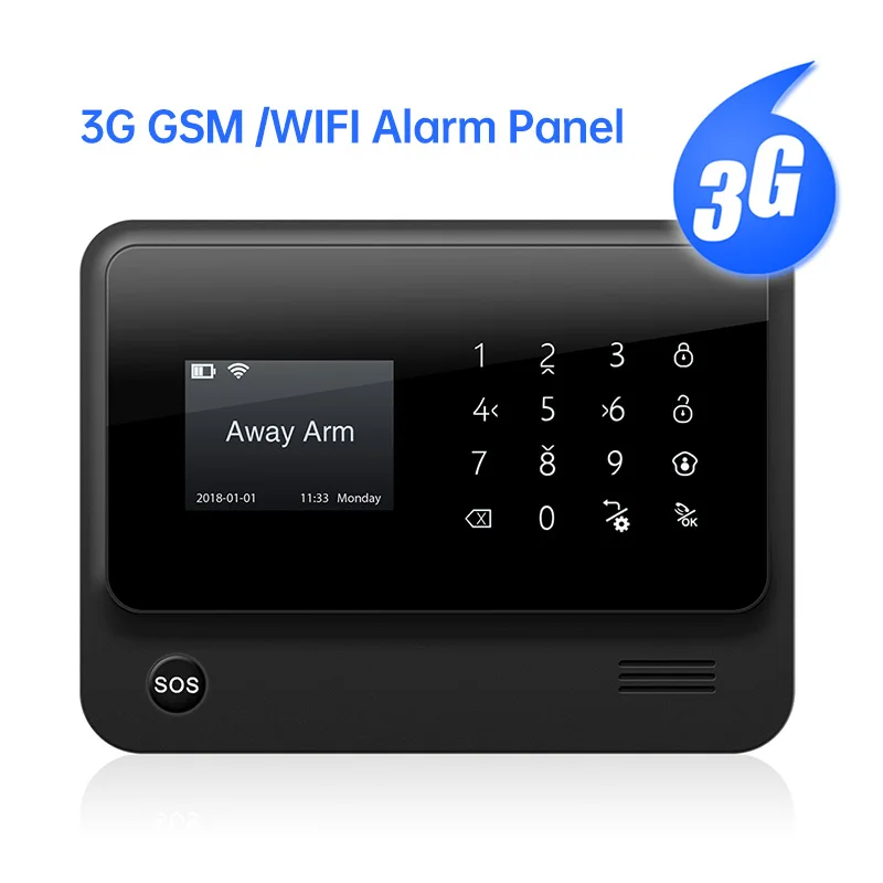 100% оригинальная система сигнализации G90B Plus 3G GSM WIFI сенсорная клавиатура IOS Android APP
